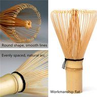 Japanese Ceremony Bamboo 64 Matcha Powder Whisk Green Tea Chasen Brush Tools N3