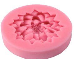 Generic Lotus Flower Shape 3D Silicone Fondant Mold Mould Chocolate Candy Cake Decoration Baking Tool