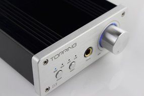 TP30-MK2 Digital Hi-Fi Power Stereo Subwoofer Amplifier 16bit/48kHz USB DAC Headphone Amp (Silver) N11