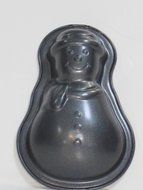 Mini Nonstick Snowman Cake Pan 4 X 3 Inches