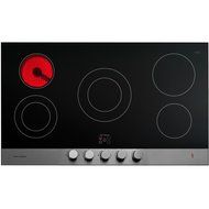 Fisher Paykel CE365DBX1 36" Smoothtop Electric Cooktop with 5 Ribbon Elements Lower Turndown Super Simmer and...