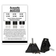 Acoustic Audio 151W Indoor/Outdoor Speakers (White, 2) N2