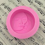 Anyana Sun and Moon Lover Kiss Silicone Fondant Mold Cake Decorating Pastry Gum Pastry Tool Kitchen Tool Sugar... N3