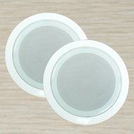2 Sets Frisby 6&quot; 3-Way Home Theater In-Wall Ceiling Speakers N4