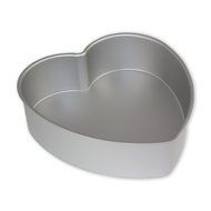 PME 3&quot; Deep Aluminium Heart Shaped Cake Tin Pan - 8&quot; Inch N4