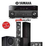 Yamaha AVENTAGE RX-A760BL 7.2-Channel Network A/V Receiver + Polk Audio TSi 500 + Polk Audio TSi 200 + Polk Audio...