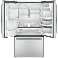 G.E. CYE22USHSS Caf CYE22USHSS 22.2 Cu. Ft. Stainless Counter-Depth French Door Refrigerator with Keurig