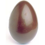 Matfer Bourgeat Polycarbonate Smooth Egg Shape Chocolate Molds, 5&quot;, 2PK Clear 382031
