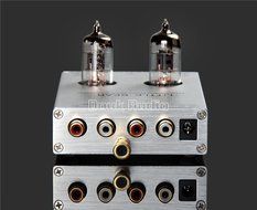 Little Bear Vacumn Tube Mini Phono Stage RIAA MM Phonograph Preamp &amp; HiFi Tube Pre-Amplifier (Silver) N5