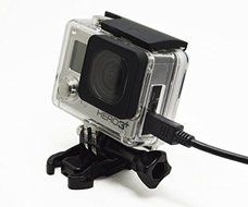 ProGear Clear Waterproof Housing With Side Hole And Backdoor Hole For GoPro Hero 3+