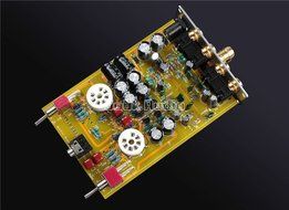 Little Bear Vacumn Tube Mini Phono Stage RIAA MM Phonograph Preamp &amp; HiFi Tube Pre-Amplifier (Silver) N6