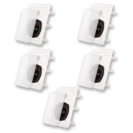 Acoustic Audio IW191 In Wall 5 Speaker Set 2 Way Home Theater 1000W IW191-5S