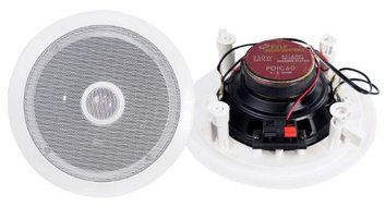 Pyle PDIC6 6.5-Inch 250W Round Wall/Ceiling Home Speakers (Pair) N3