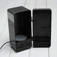 Mini USB LED PC Refrigerator Fridge Beverage Drink Cans Cooler Warmer Black New