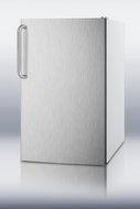 Summit FS407LXSSTB 20" 2.8 cu.ft. Capacity Under Counter Upright Freezer Manual Defrost -20 Degree Capable Pull-out...