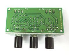 Qianson Low Noise Low Distortion Passive Stereo Treble / Bass Tone Volume Control Board N4