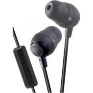 JVC MARSHMALLOW EARBUDS W/ MIC AND REMOTE BLACK / 4AF37B /