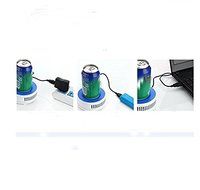 RUIRUI-Mini USB fridge, small refrigerator, car refrigerator, cold and hot treasure portable