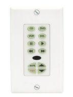 SpeakerCraft MKP10 White Master Keypad with IR Receiver Control Unit, 13 Programmable Buttons
