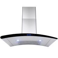 AKDY New 36" European Style Wall Mount Stainless Steel Range Hood Vent Touch Control AZ-198KN3 36" N5