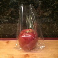 100 LARGER Treat Bags and White Paper Twist Ties - (5.75x7.75&quot;) Clear Food Safe Favor Bags 1.5mils Thick PP Plastic... N2