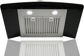 GOLDEN VANTAGE 30" European Style Ventless/Ductless Wall Mount Stainless Steel Range Hood Vent Swiping Sensor... N5