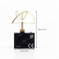 Micro AIO 600TVL Camera 40CH 5.8G 25mW Transmitter with Clover Antenna Combo for FPV Drone N2
