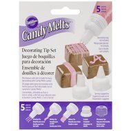 Wilton 1904-1021 5-Piece Candy Melt Decorating Tip Set