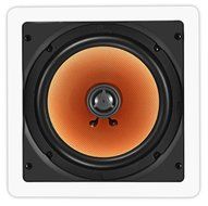 OSD Audio CW840SQ White 8-inch Poly Square In-Ceiling or In-Wall Speaker Pair N5