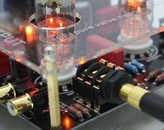 Nobsound Little Bear clear Acrylic Chassis 6N5P+6N3 Pre-AMP Pure Valve SEPP single ended push-pull Tube Headphone... N3