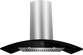 GOLDEN VANTAGE 30" European Style Ventless/Ductless Wall Mount Stainless Steel Range Hood Vent Swiping Sensor... N6