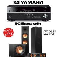 Klipsch Reference Premiere Dolby Atmos RP-280FA 3.1 Home Theater System with Yamaha RX-V681BL 7.2-Ch A/V Receiver