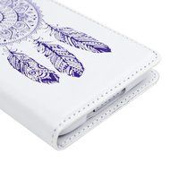 Galaxy S5 Case, YOKIRIN Printed Dream Catcher &amp; Campanula Design [Wrist Strap] Flip Folio... N13
