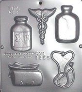 Doctor Medical Assortment Chocolate Candy Mold 1256