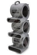 Blue ONE-29 Portable Air Mover Carpet Dryer 2900 CFM 3 Speed 2.9 AMPS Fully Stackable GFCI 4 Unit Daisy Chain... N6