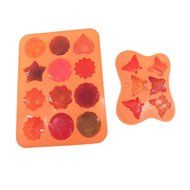 Fondant Molds, Boieo Non-stick Flower &amp; Butterfly Silicone Baking Mold for Cake, Candy, Chocolate, Jelly, Fondant... N4