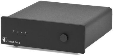 Pro-Ject Audio - Switch Box S - Input expansion for amplifiers/preamplifiers - Silver