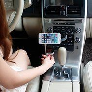 PowerLead Ckit PCK023 Wireless FM Transmitter, Stream Music for Car Stereo System for Smartphone, iPad/iPod, Tablet... N4