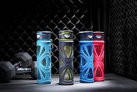 Zulu Core Glass Water Bottle with Quick-Cap Lid N2