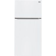 LG LTCS24223W 23.8 Cu. Ft. White Top Freezer Refrigerator - Energy Star N2