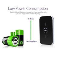 Bluetooth 4.1 Music Adapter, Lollipop 2-in-1 Wireless Audio A2DP Transmitter Receiver 3.5mm Stereo Output for...