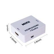 Generic Mini Compact HDMI Extractor Converter HDMI to HDMI Audio Converter Box Adapter White with 3.5mm Stereo... N3