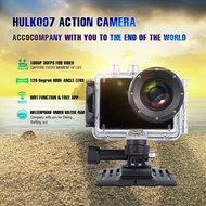 HULKER 007 Waterproof Action camera WIFI 12MP 1080P 30fps underwater 45M 1100mah battery 120Degree Wide angle... N4