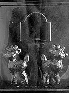 Molds and Things LARGE SLEIGH EX-LARGE Chocolate Candy Mold With Exclusive Chocolate Making Instruction N5