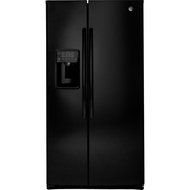 GE GSE25HGHBB 25.4 Cu. Ft. Black Side-By-Side Refrigerator - Energy Star N2