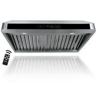 AKDY 30" AZ-1801A-75 Under Cabinet Stainless Steel Range Hood Touch Panel Control N3
