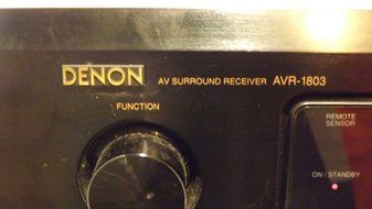 Denon AVR-1803 - A/V receiver with Dolby Digital EX, DTS-ES, and Pro Logic II (no remote) N6