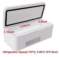 AIJUN Portable Insulin Cooler Case Portable Reefer Car Small Refrigerator