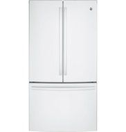 GE White French-Door Bottom Freezer Refrigerator