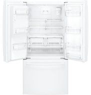 GE GFE24JGKWW 33" Energy Star Qualified French-Door Refrigerator with 23.8 Cu. Ft. Capacity, in White N2